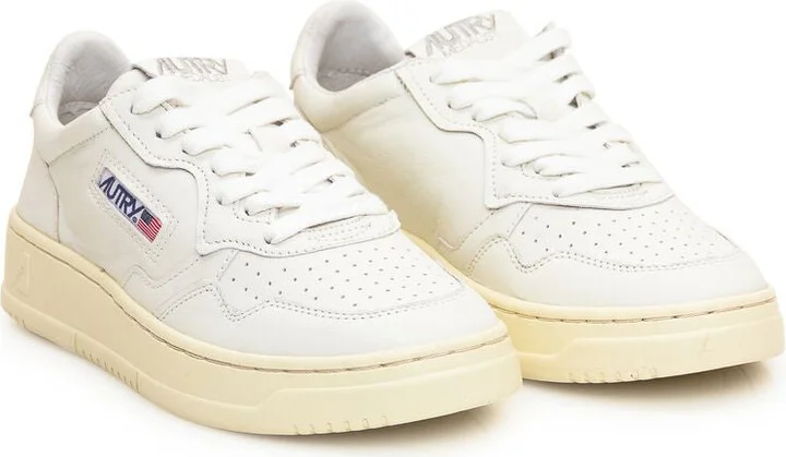 Autry Medalist Leather Sneakers - Image 3