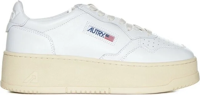 Autry Medalist Logo Embroidered Platform Sneakers