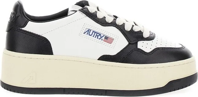 Autry Medalist Logo Embroidered Platform Sneakers