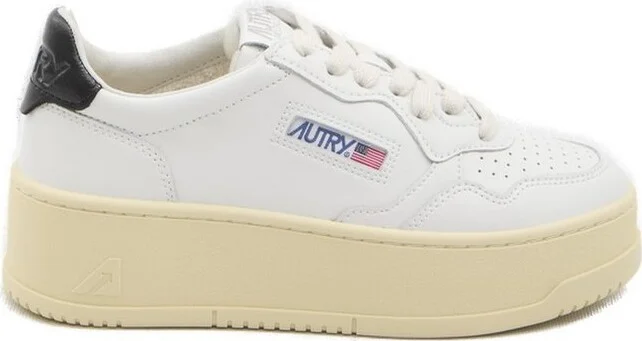 Autry Medalist Logo Embroidered Platform Sneakers