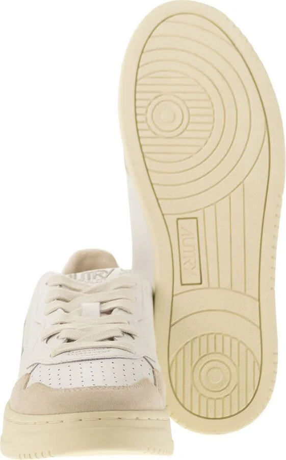 Autry Medalist Low - Leather And Suede Sneakers - Image 5
