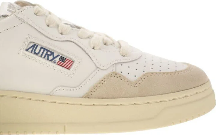 Autry Medalist Low - Leather And Suede Sneakers - Image 6