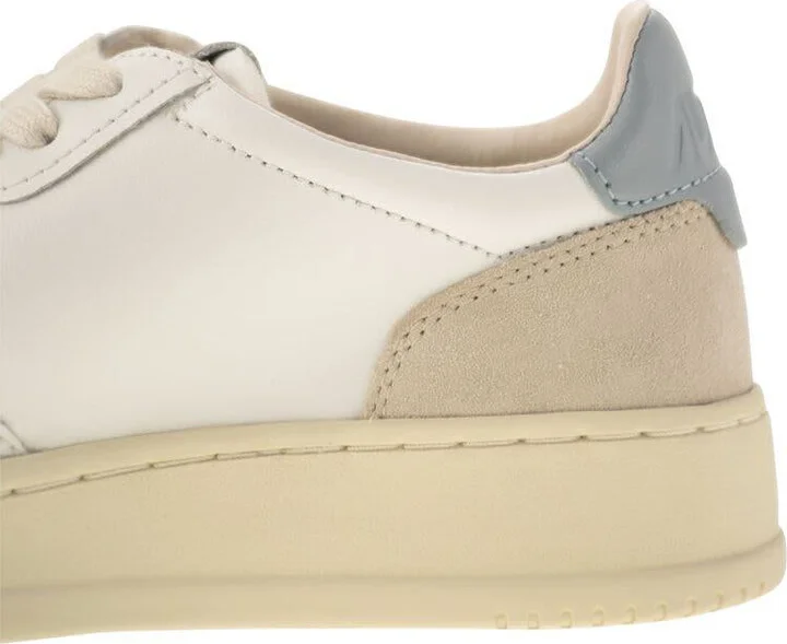 Autry Medalist Low - Leather And Suede Sneakers - Image 7