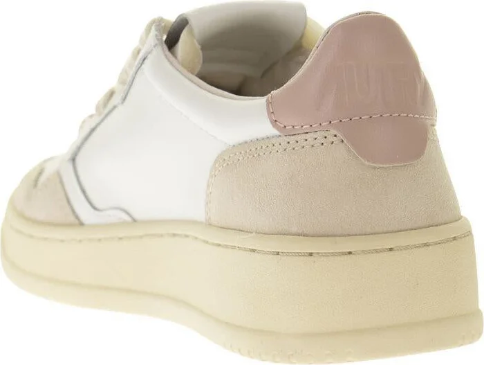 Autry Medalist Low - Leather And Suede Sneakers - Image 3