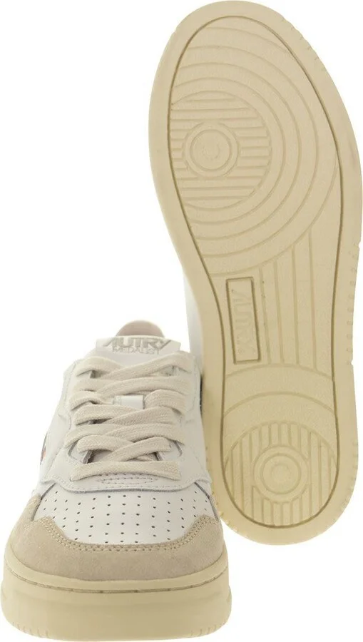 Autry Medalist Low - Leather And Suede Sneakers - Image 5