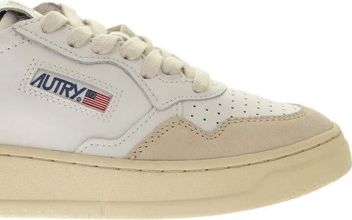 Autry Medalist Low - Leather And Suede Sneakers - Image 6