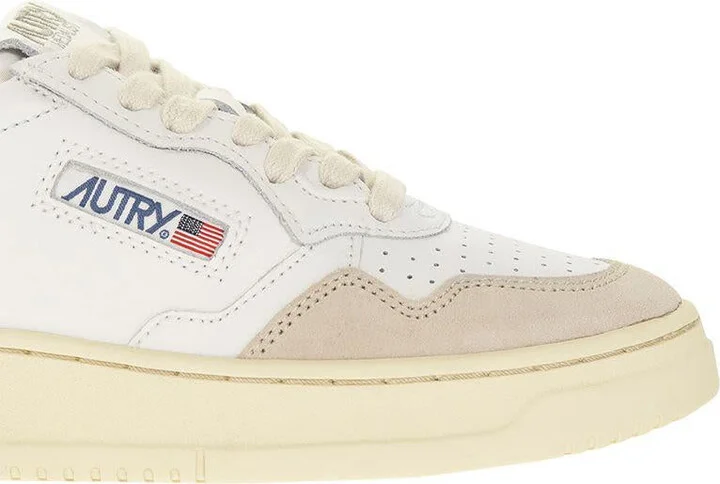 Autry Medalist Low - Leather And Suede Sneakers - Image 6