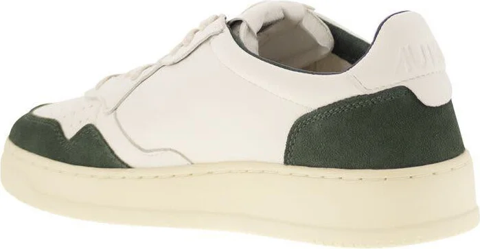 Autry Medalist Low - Leather And Suede Sneakers - Image 3