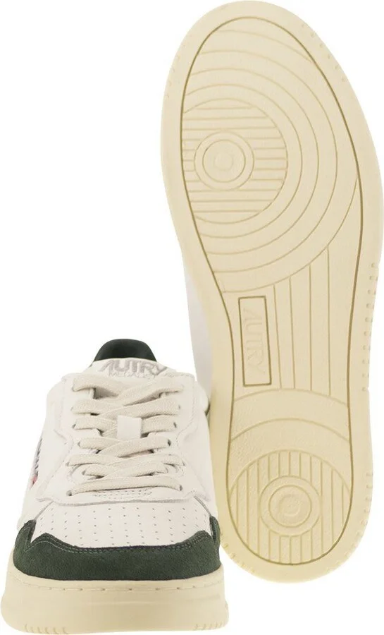 Autry Medalist Low - Leather And Suede Sneakers - Image 5