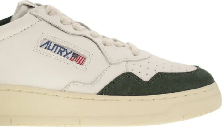 Autry Medalist Low - Leather And Suede Sneakers - Image 6