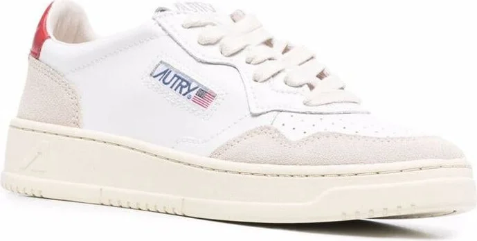 Autry Medalist Low Leather And Suede Sneakers - Image 3