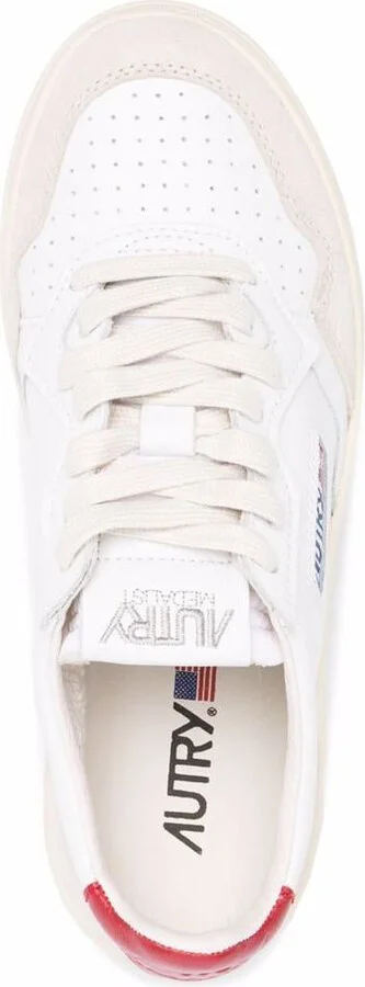 Autry Medalist Low Leather And Suede Sneakers - Image 4