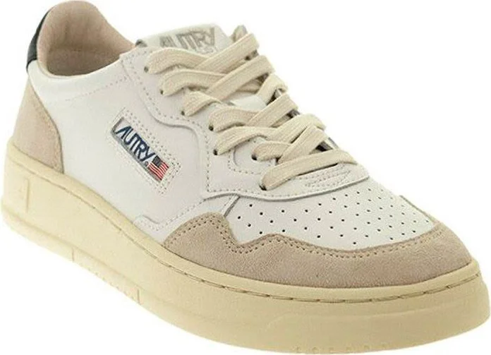 Autry Medalist Low - Leather And Suede Sneakers - Image 2