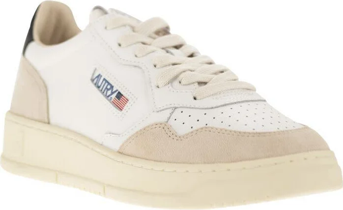 Autry Medalist Low - Leather And Suede Sneakers - Image 2