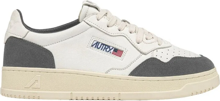 Autry Medalist Low - Leather And Suede Sneakers - Image 4
