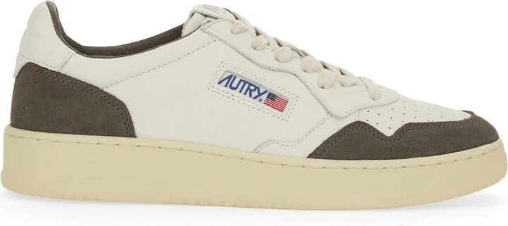 Autry Medalist Low - Leather And Suede Sneakers - Image 7