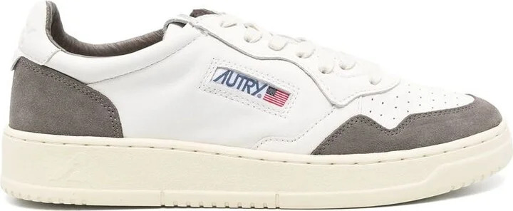 Autry Medalist Low - Leather And Suede Sneakers - Image 8