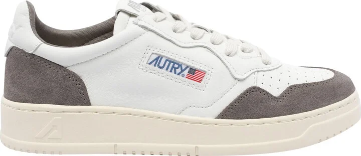 Autry Medalist Low - Leather And Suede Sneakers - Image 9