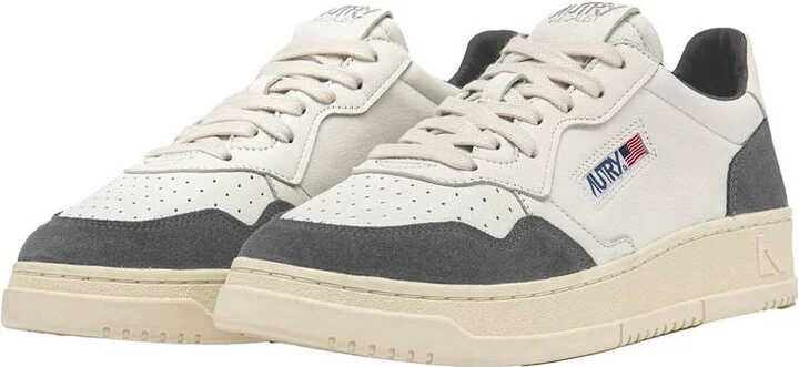 Autry Medalist Low - Leather And Suede Sneakers - Image 11
