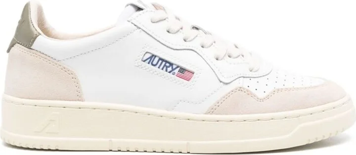 Autry Medalist Low - Leather And Suede Sneakers