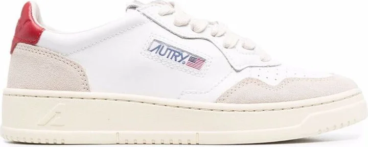 Autry Medalist Low Leather And Suede Sneakers