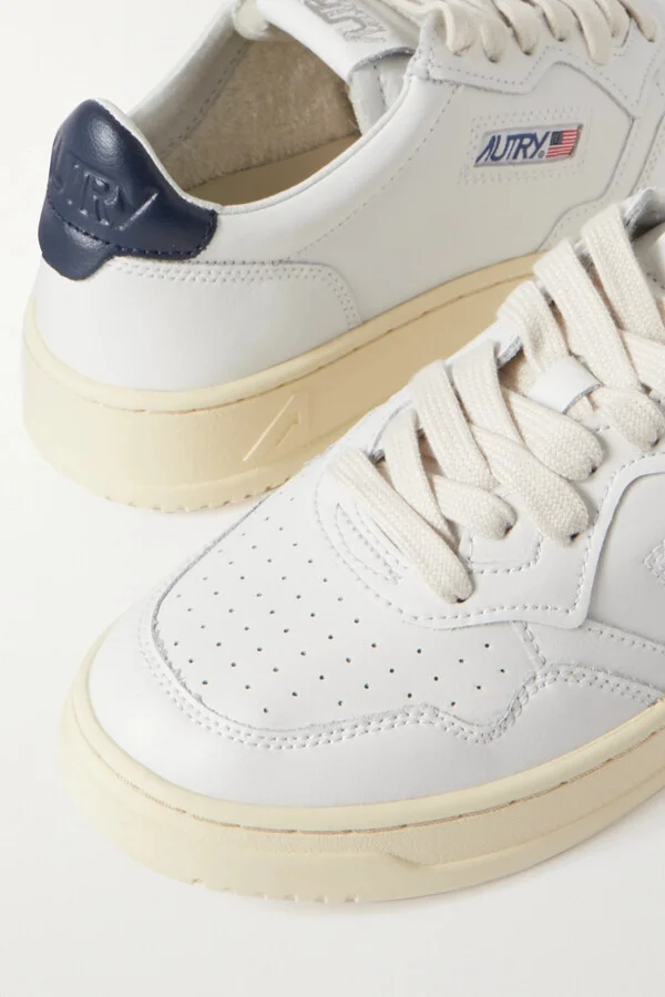 Autry - Medalist Low Leather Sneaker - White - Image 4