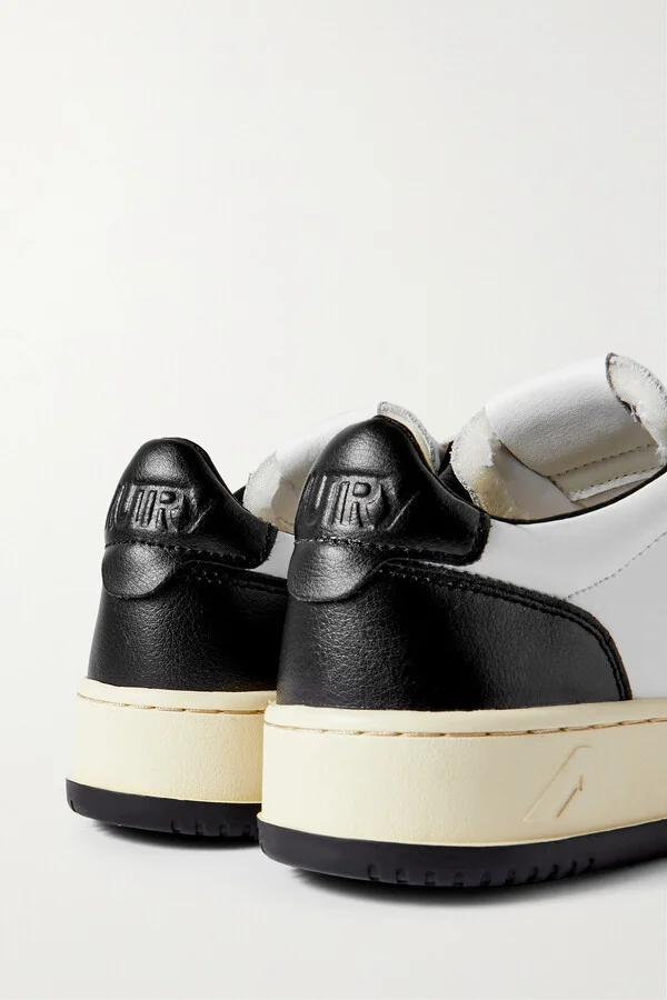 Autry - Medalist Low Leather Sneakers - Black - Image 4