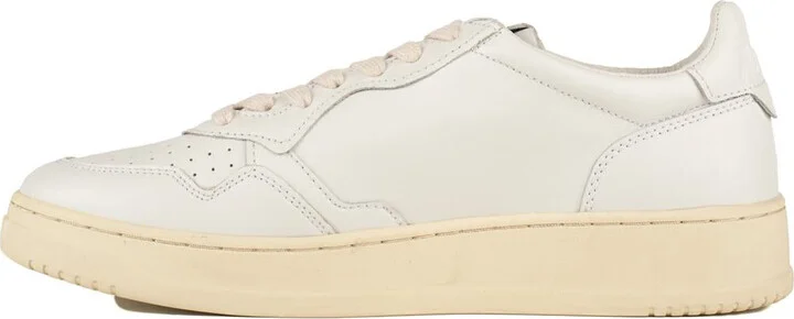 Autry Medalist Low Leather Sneakers White - Image 2