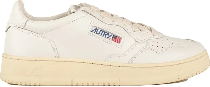 Autry Medalist Low Leather Sneakers White