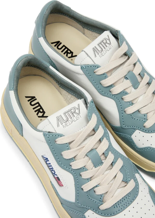 Autry Medalist Low Panelled Leather Sneakers - Image 4