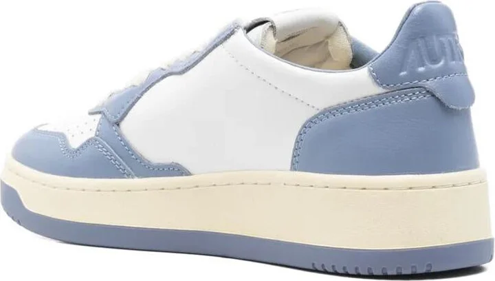 Autry Medalist Low Sneakers Bicolor In White And Tempest Leather Shoes - Image 3