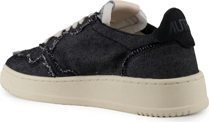Autry Medalist Low Sneakers In Denim - Image 2
