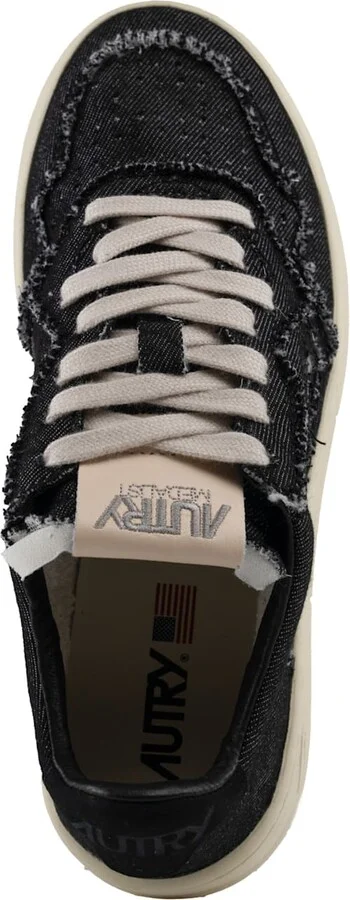 Autry Medalist Low Sneakers In Denim - Image 3