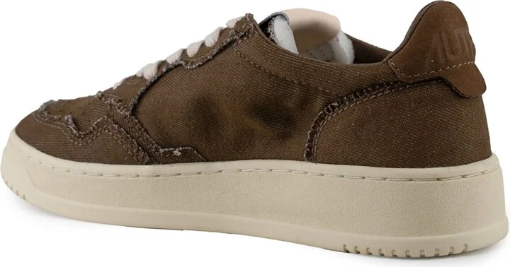 Autry Medalist Low Sneakers In Denim - Image 2