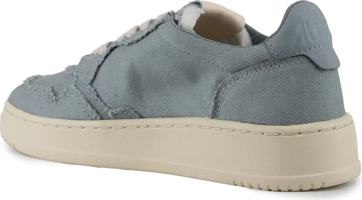 Autry Medalist Low Sneakers In Denim - Image 2