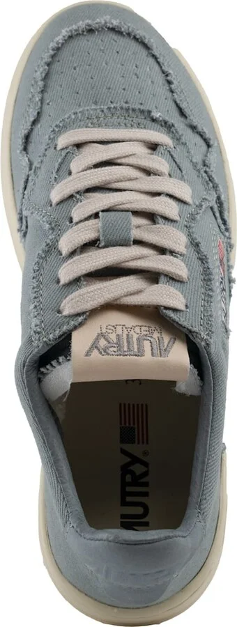 Autry Medalist Low Sneakers In Denim - Image 3