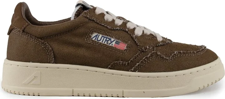 Autry Medalist Low Sneakers In Denim