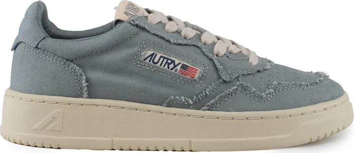 Autry Medalist Low Sneakers In Denim