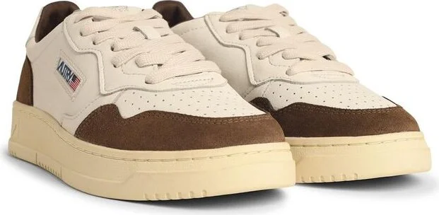 Autry Medalist Low - Sneakers In Goatskin And Suede - Image 2