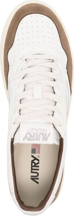 Autry Medalist Low - Sneakers In Goatskin And Suede - Image 5