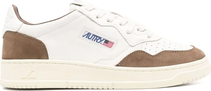 Autry Medalist Low - Sneakers In Goatskin And Suede - Image 6
