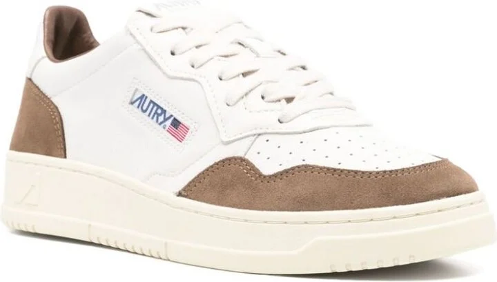 Autry Medalist Low - Sneakers In Goatskin And Suede - Image 7