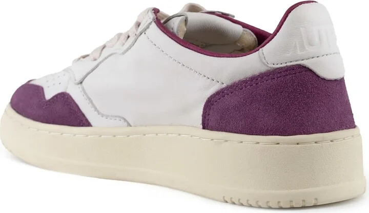 Autry Medalist Low Sneakers In Goatskin And Suede - Image 2