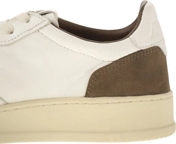 Autry Medalist Low - Sneakers In Goatskin And Suede - Image 7