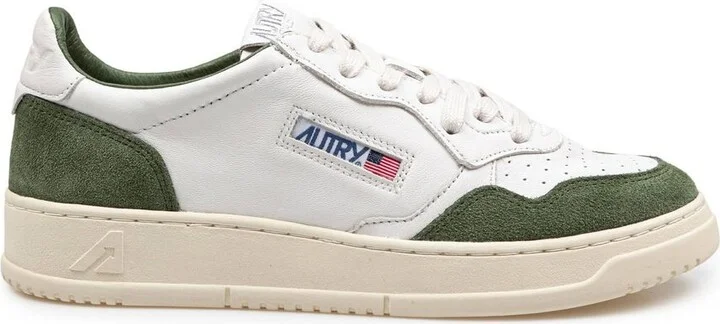 Autry Medalist Low - Sneakers In Goatskin And Suede