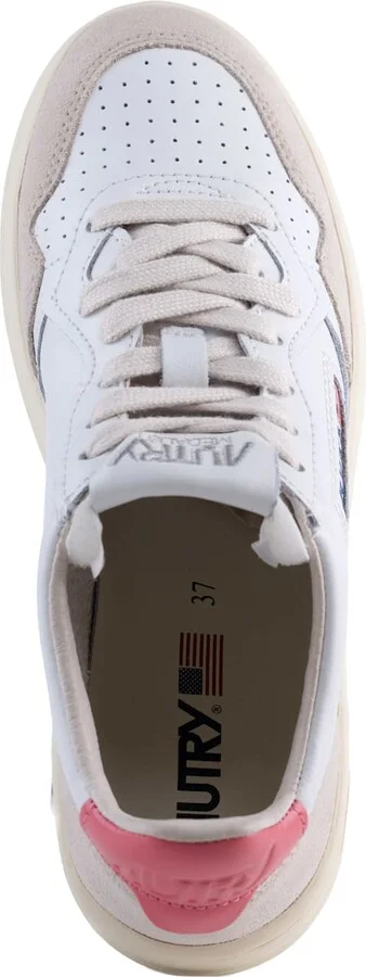 Autry Medalist Low Sneakers In Leather And Suede - Image 3