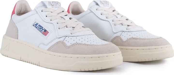 Autry Medalist Low Sneakers In Leather And Suede - Image 4