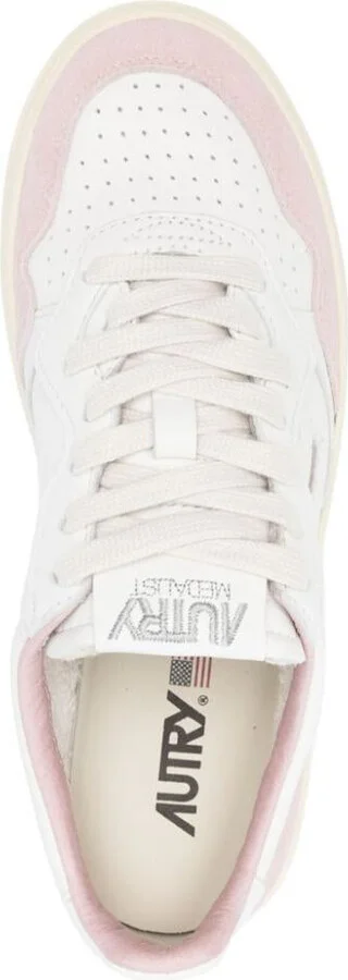 Autry 'Medalist Low' Sneakers In Leather With Suede Inserts - Image 2