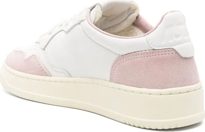 Autry 'Medalist Low' Sneakers In Leather With Suede Inserts - Image 3