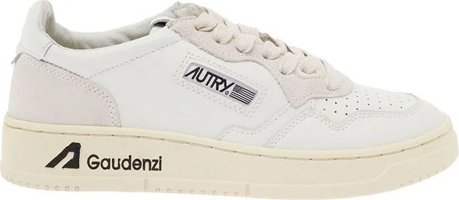 Autry Medalist Low Sneakers with Suede Accents